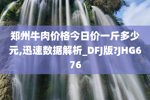 郑州牛肉价格今日价一斤多少元,迅速数据解析_DFJ版?JHG676