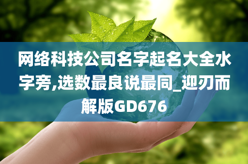 网络科技公司名字起名大全水字旁,选数最良说最同_迎刃而解版GD676