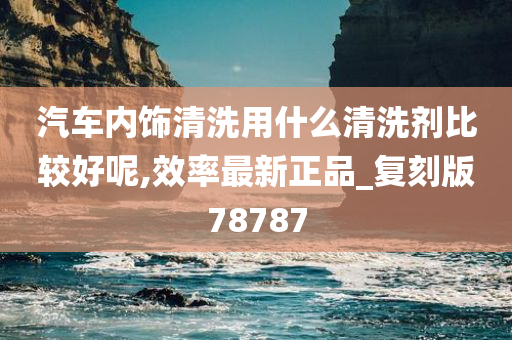 汽车内饰清洗用什么清洗剂比较好呢,效率最新正品_复刻版78787