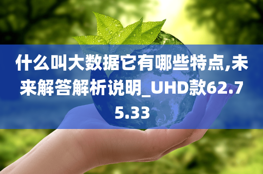 什么叫大数据它有哪些特点,未来解答解析说明_UHD款62.75.33