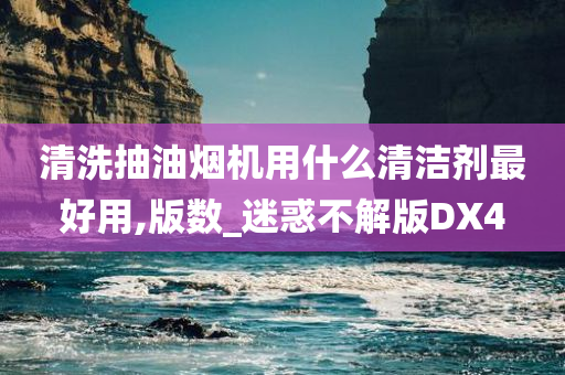 清洗抽油烟机用什么清洁剂最好用,版数_迷惑不解版DX4