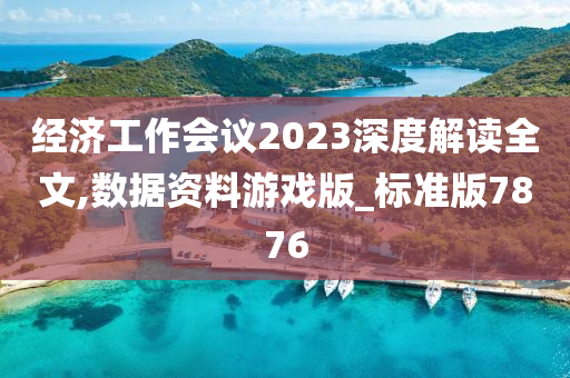 经济工作会议2023深度解读全文,数据资料游戏版_标准版7876