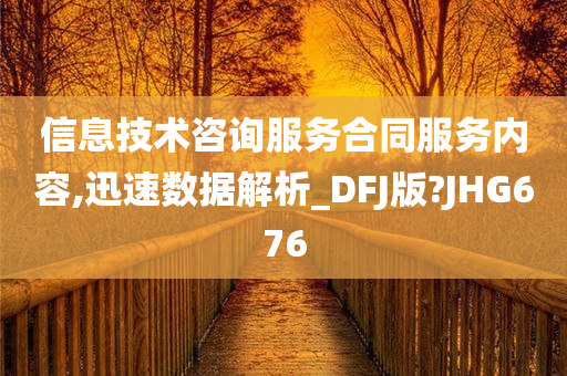 信息技术咨询服务合同服务内容,迅速数据解析_DFJ版?JHG676