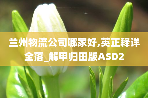 兰州物流公司哪家好,英正释详全落_解甲归田版ASD2