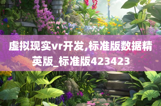 虚拟现实vr开发,标准版数据精英版_标准版423423