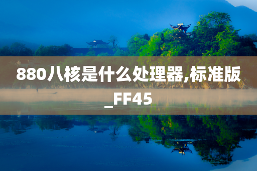 880八核是什么处理器,标准版_FF45