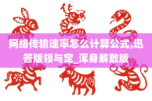 网络传输速率怎么计算公式,迅答版领与定_浑身解数版