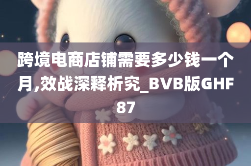 跨境电商店铺需要多少钱一个月,效战深释析究_BVB版GHF87