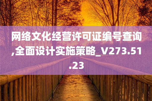 网络文化经营许可证编号查询,全面设计实施策略_V273.51.23