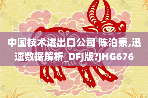 中国技术进出口公司 陈泊豪,迅速数据解析_DFJ版?JHG676