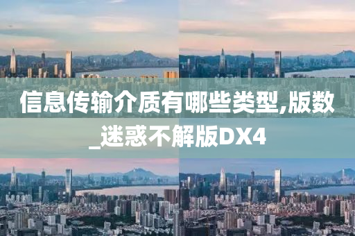 信息传输介质有哪些类型,版数_迷惑不解版DX4