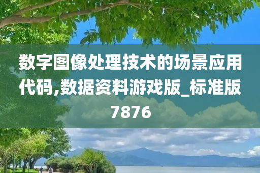 数字图像处理技术的场景应用代码,数据资料游戏版_标准版7876