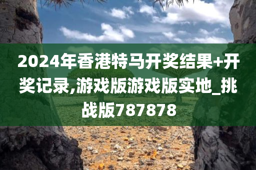 2024年香港特马开奖结果+开奖记录,游戏版游戏版实地_挑战版787878