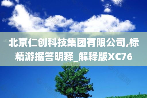 北京仁创科技集团有限公司,标精游据答明释_解释版XC76