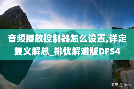 音频播放控制器怎么设置,详定复义解总_排忧解难版DFS4