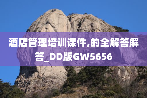 酒店管理培训课件,的全解答解答_DD版GW5656