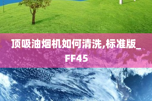 顶吸油烟机如何清洗,标准版_FF45