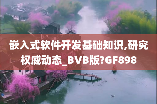 嵌入式软件开发基础知识,研究权威动态_BVB版?GF898