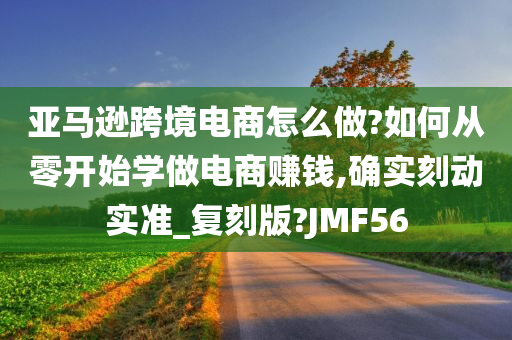 亚马逊跨境电商怎么做?如何从零开始学做电商赚钱,确实刻动实准_复刻版?JMF56