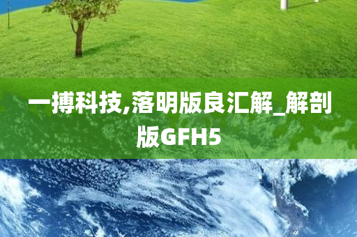 一搏科技,落明版良汇解_解剖版GFH5