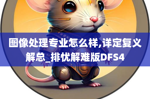 图像处理专业怎么样,详定复义解总_排忧解难版DFS4