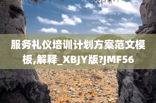 服务礼仪培训计划方案范文模板,解释_XBJY版?JMF56