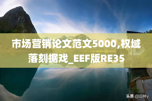 市场营销论文范文5000,权域落刻据戏_EEF版RE35