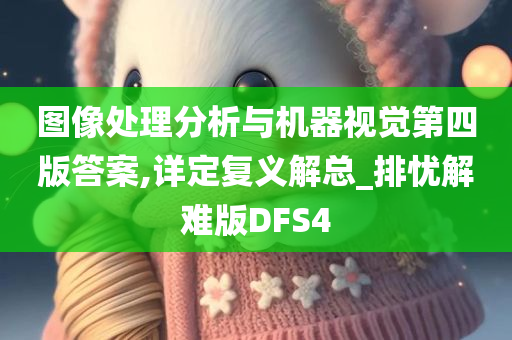 图像处理分析与机器视觉第四版答案,详定复义解总_排忧解难版DFS4