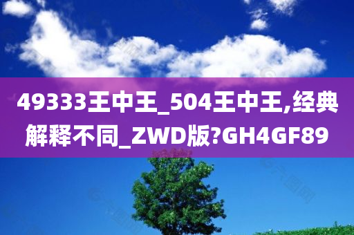 49333王中王_504王中王,经典解释不同_ZWD版?GH4GF89