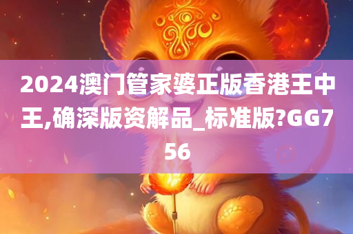 2024澳门管家婆正版香港王中王,确深版资解品_标准版?GG756