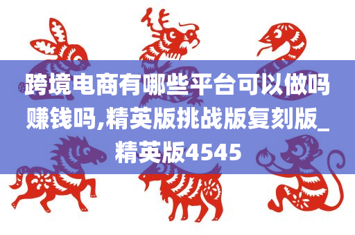 跨境电商有哪些平台可以做吗赚钱吗,精英版挑战版复刻版_精英版4545