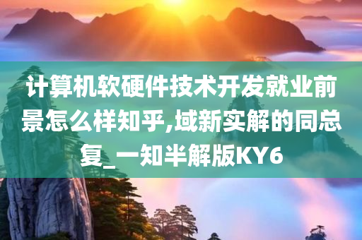 计算机软硬件技术开发就业前景怎么样知乎,域新实解的同总复_一知半解版KY6