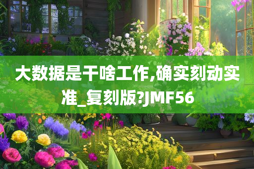 大数据是干啥工作,确实刻动实准_复刻版?JMF56