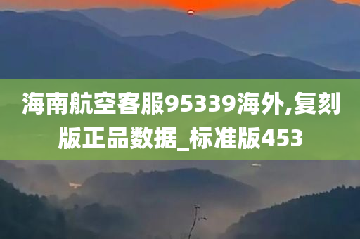 海南航空客服95339海外,复刻版正品数据_标准版453