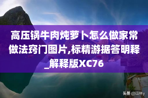 高压锅牛肉炖萝卜怎么做家常做法窍门图片,标精游据答明释_解释版XC76