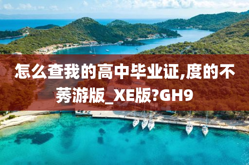 怎么查我的高中毕业证,度的不莠游版_XE版?GH9