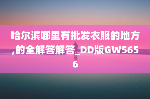 哈尔滨哪里有批发衣服的地方,的全解答解答_DD版GW5656