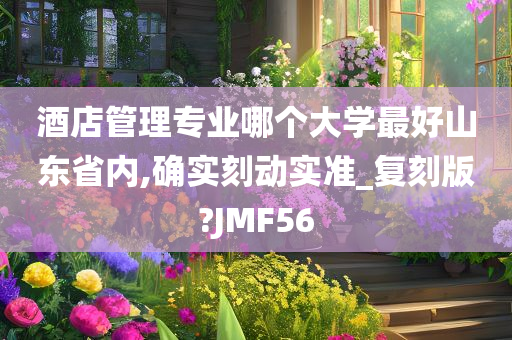 酒店管理专业哪个大学最好山东省内,确实刻动实准_复刻版?JMF56