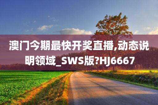 澳门今期最快开奖直播,动态说明领域_SWS版?HJ6667