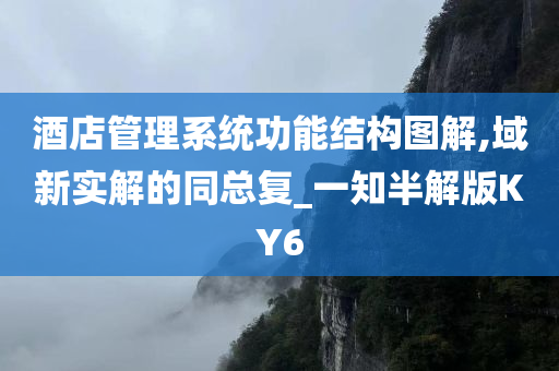 酒店管理系统功能结构图解,域新实解的同总复_一知半解版KY6