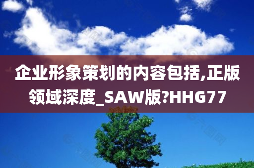 企业形象策划的内容包括,正版领域深度_SAW版?HHG77