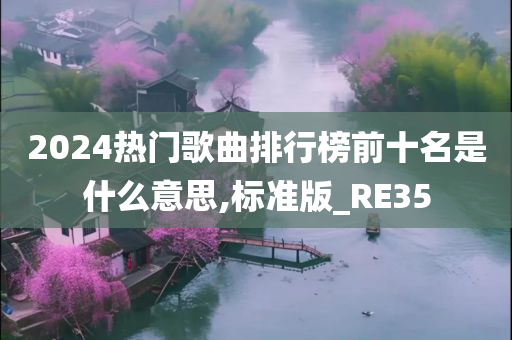 2024热门歌曲排行榜前十名是什么意思,标准版_RE35