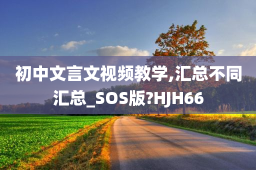 初中文言文视频教学,汇总不同汇总_SOS版?HJH66