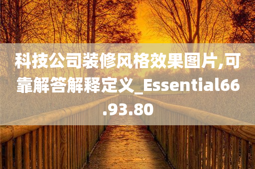 科技公司装修风格效果图片,可靠解答解释定义_Essential66.93.80