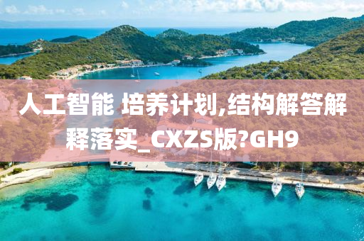 人工智能 培养计划,结构解答解释落实_CXZS版?GH9