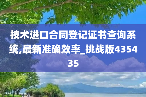 技术进口合同登记证书