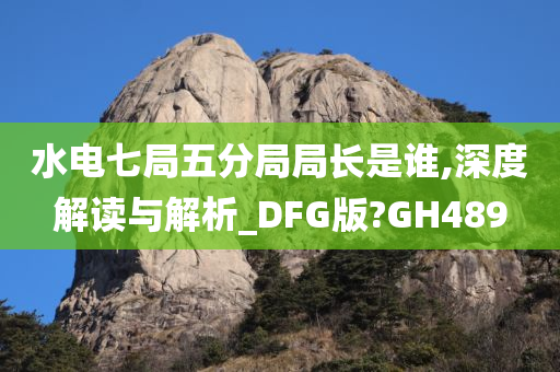 水电七局五分局局长是谁,深度解读与解析_DFG版?GH489