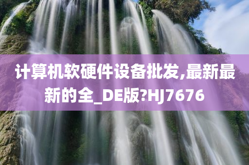 计算机软硬件设备批发,最新最新的全_DE版?HJ7676