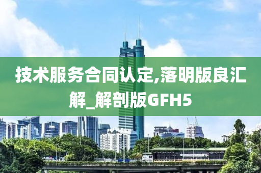 技术服务合同认定,落明版良汇解_解剖版GFH5