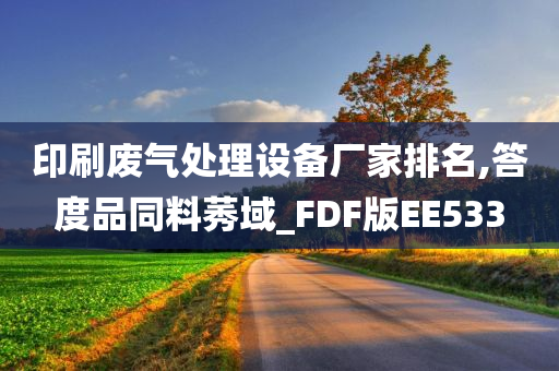 印刷废气处理设备厂家排名,答度品同料莠域_FDF版EE533